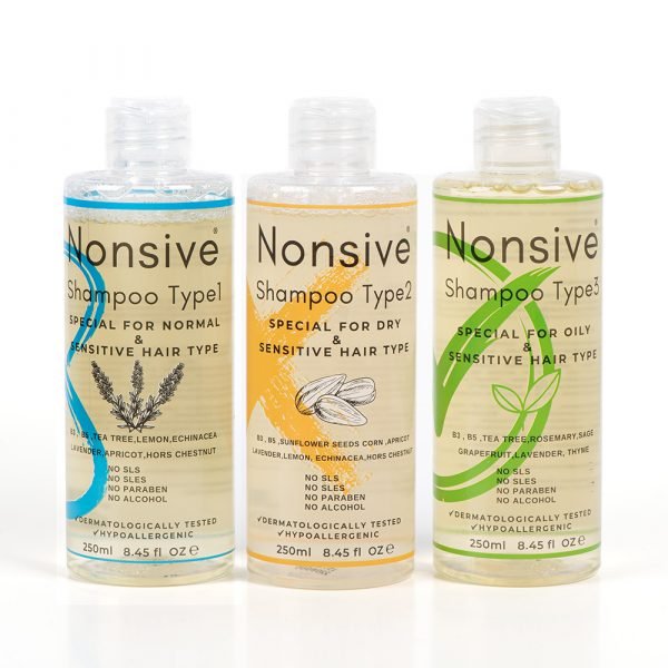 Nonsive Shampoo Type-2 |Kuru Yıpranmış Saçlar ve Onarım için Sülfatsız Şampuan - Görsel 3