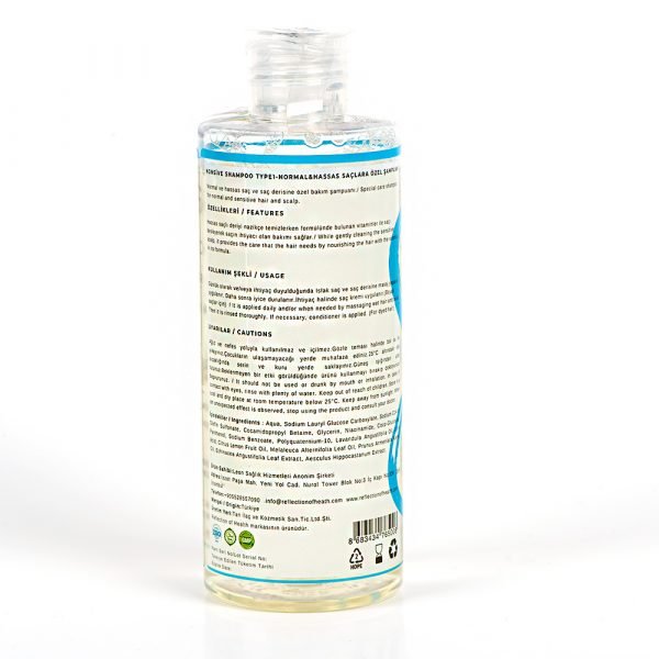 Nonsive Shampoo Type-1 | Normal-Hassas Saçlı Deri İçin Kepek Karşıtı Sülfatsız Şampuan - Görsel 2