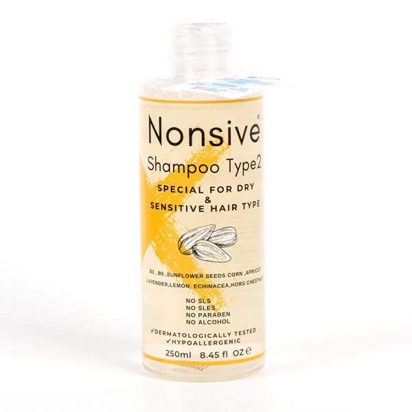Nonsive Shampoo Type-2 |Kuru Yıpranmış Saçlar ve Onarım için Sülfatsız Şampuan